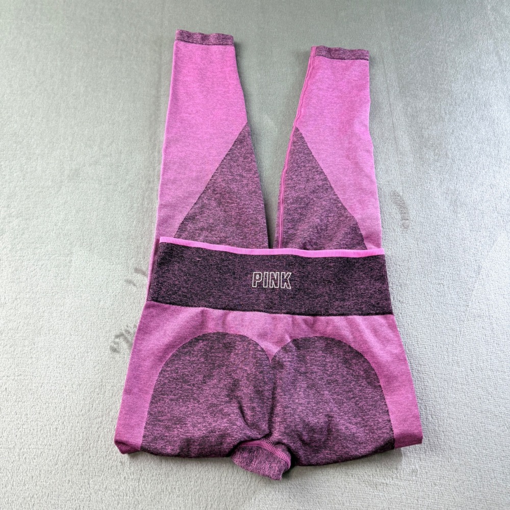 PINK Victoria's Secret Seamless High Waist Leggings Pink Purple Marl Women Small